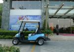 Blue Color Flexible 2 Seater Golf Cart Car With Curtis 275A Controller
