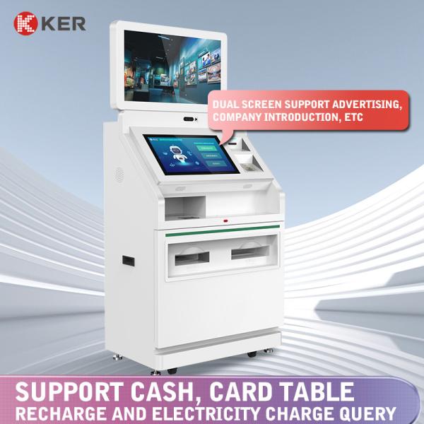 China 27" Floor Stand Self-Service Kiosk Win10 Multifunction self service report collect machine terminal Kiosk factory