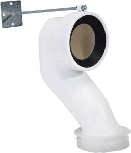 China Sit Implement Toilet S Bend Waste Pipe Outlet Water Joint Connect Tube factory
