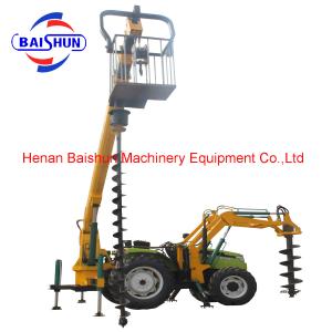 China Factory supply ground hole drill earth auger drill rock auger bore piling machine factory