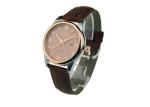Quartz Movt Leather Wristband Watch , 10ATM Waterproof Classic Leather Watch