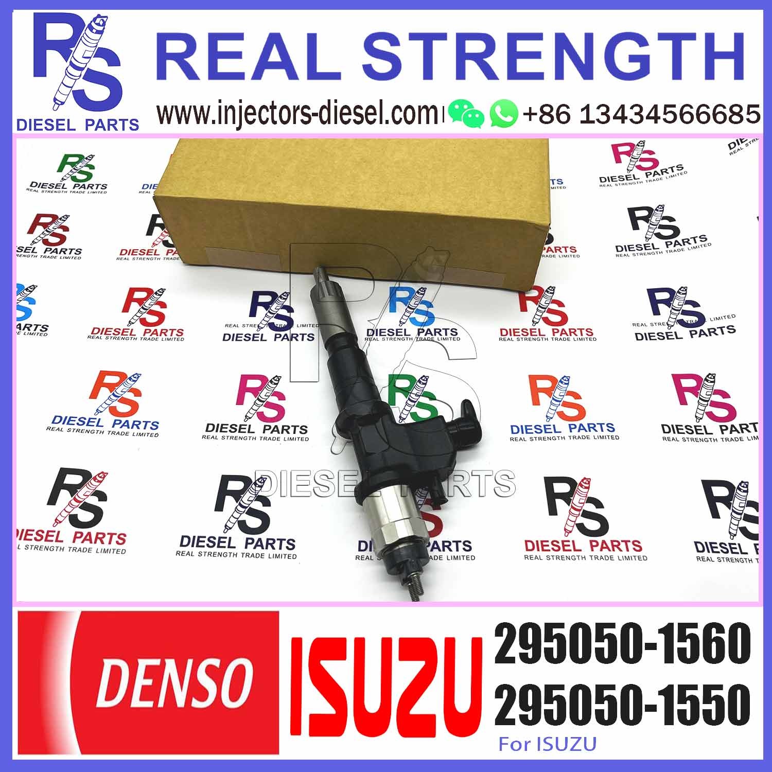 High Quality Common Rail Injector 8-98259287-0 295050-1560 for 6WF1 6WG1 Diesel Nozzle Assembly