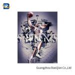 Colorful 3D Lenticular Poster Printing For NBA Advertising 50 * 71cm
