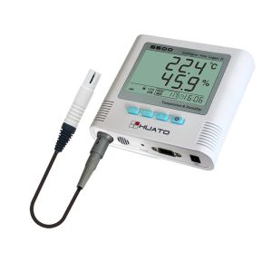 China Large LCD Display Fridge Temperature Data Logger With External Probe factory