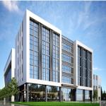High Strength H Shaped Steel Structure Office Building Customized