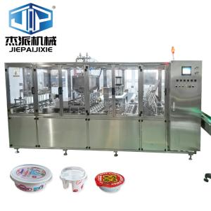 China Economical Cup Filling And Sealing Machine Capable Of Packaging Liquid And Semi Liquid Items factory