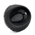 Retro Raw Edge Outdoor Beach Shade Breathable Straw Hat For People
