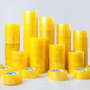 China Waterproof Transparent BOPP Packing Tape Strong Adhesive Packaging Tape factory