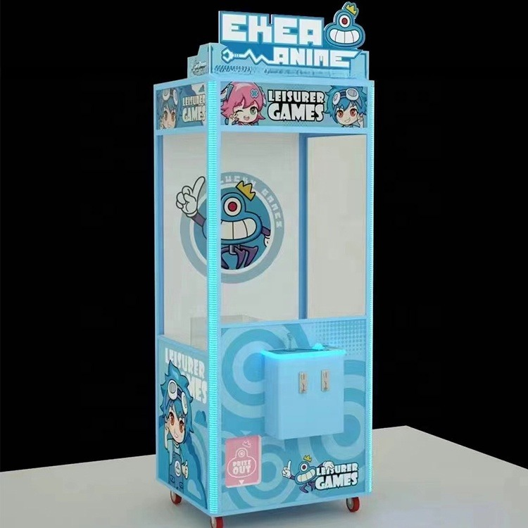 Newest cheap coin operated gift arcade claw crane parts grabber claw dolls machine for sale