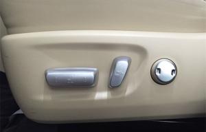 Highlander Kluger 2014 2015 Auto Interior Trim Parts , Chrome Seat Switch Cover