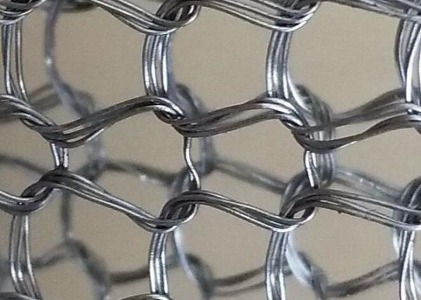 Corrosion Resistance Stainless Steel Knitted Wire Mesh For Liquid And Gas