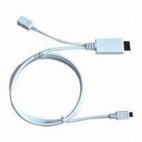 China China 1.5m MHL/Micro USB Male to  Male Adapter Cable, Ideal for Samsung Galaxy i9100 on sale