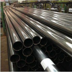 China Welded Bright Steel Tube Flat End Silver White Color Stainless Steel Material factory