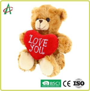 China 3x6 Inches Plush Teddy Bear 3.2 ounces Wedding Anniversary Gifts factory