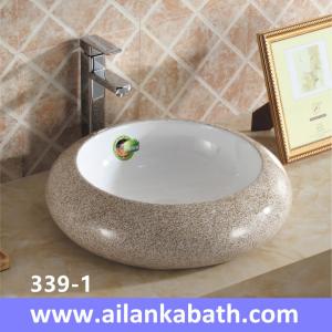 China 2016 new model fashion colorful sanitary ware ceramic art basin for bathroom sink factory