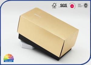China Corrugated Cardboard Rigid Gift Box With E Flute Paper Insert factory