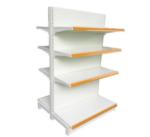 Gondola metallic shelves standard retail units supermarket shelving