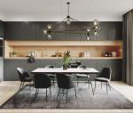 Wooden Customize Kitchen Furniture Modular Kitchen Cabinet Scratch-Resistant