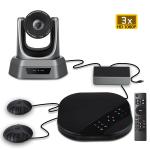 1080P HD Definition 3X PTZ Video Conference Kits 2.1 Megapixel