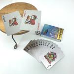 2.5"x 3.5" 100% PVC Playing Cards Silver Foil Durable Plastic Poker Cards