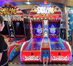 Coin operated crazy dream ball rolling redemption game machine for game center