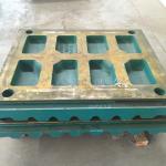 Wear-Resistant Material Jaw Plate for C125 Jaw Crusher Spare Parts in Ore Mining