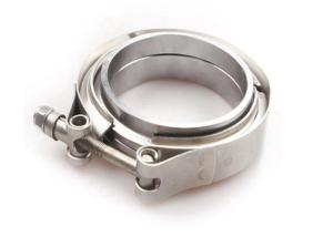 China Exhaust Stack Pipe Muffler Clamps , Stainless Steel Exhaust Band Clamp factory