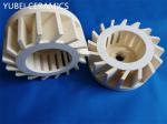 Ivory Abrasion Resistant Ceramics Pulverizer Fittings Ceramic Impeller