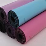 Leather yoga mat, PU+ Natural rubber yoga mat, customized pu yoga mat, large