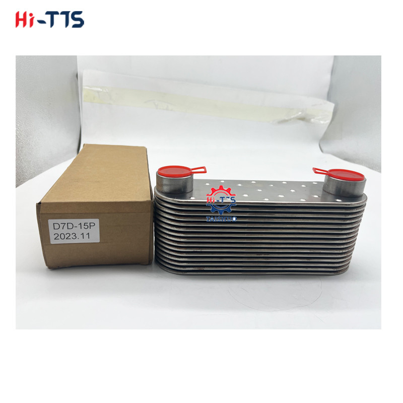 D7D-15P Oil Cooler Core For Excavator Spare parts