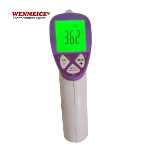 China Tri Color Backlit Head Thermometer Gun touchless Body Temperature Measuring factory
