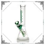 Sandblasted Glass Beaker Bong 10 Inch Glass Smoking Pipes Mix Color