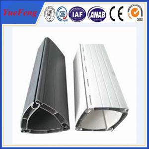 China White powder coating aluminum shutter door profile on sale