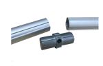 Dark Gray Zine - alloy Metal Pipe Connectors Aluminum Tube Fittings