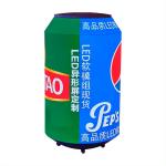 Can Shaped Indoor Outdoor Advertising Led Display Screen P2 Full Color