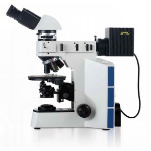China PL10X22mm Transmission Light Microscope 20x 50x Digital Polarizing Microscope factory