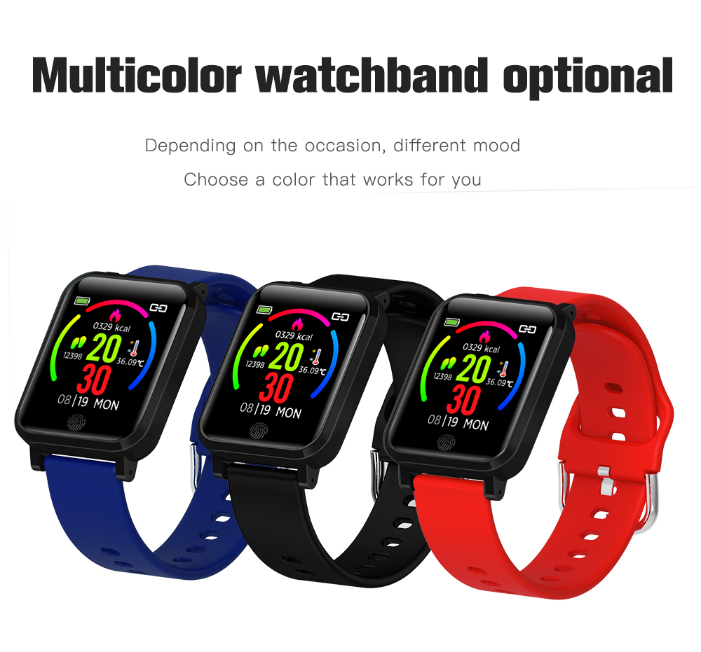 New Arrivals Black NFC F22 Watch Blood Pressure Oxygen Taiwan And Hong Kong Smartwatch