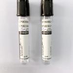 PET / Glass Black Cap ESR Tube 1.8ml Customized Size And Logo