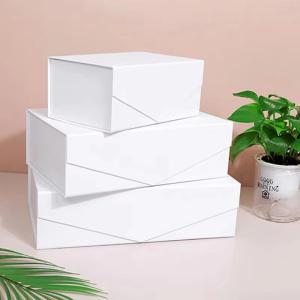 China Custom Measurement Collapsible Fold Box Gift Box Magnetic Rigid Flat Box Package factory