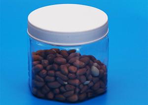 China 2020 Durable Small Plastic peanut Jars , Easy Opening Tea Coffee Sugar Jars 85MM Caliber factory