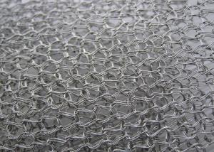 China Stainless Steel Wire Diameter 0.08mm-0.3mm Knitted Fabric For Liquid Air Filter factory