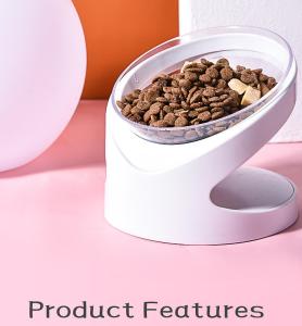 China Adjustable Elevated Cat Feeder Raised Food Dish factory