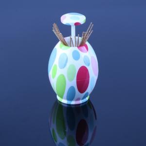 China Sustainable Push Type Creative Dining Plastic Toothpick Holder factory