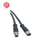 Black Nylon 8A Circular Waterproof Male Female Connector