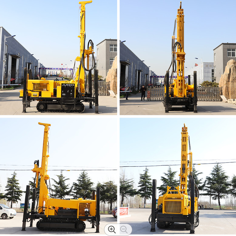 Durable Pneumatic St 200 Rig Water Well Drilling With Air Compressor Or Mud Pump