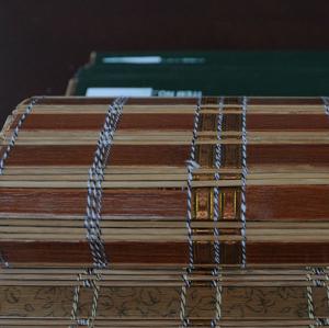 China Customized Design Printed Bamboo Blinds 100% Natural Bamboo Slat factory