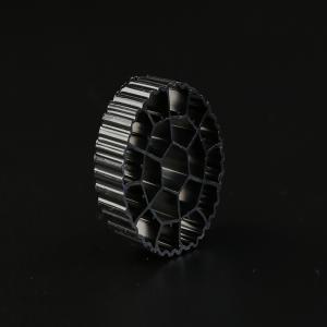 China Black Color MBBR Bio Media With Activated Carbon And Virgin HDPE Material factory