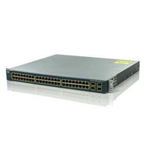 China 15.0 4X Cisco Catalyst 3650 Switch GLC-SX-MM WS-C3560G-48PS-S 48 Port Gigabit PoE factory