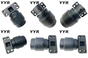 China EX200 Excavator Chain Roller 40MnB/50Mn HRC55-58 Forging Casting Process factory