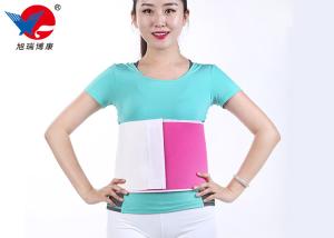 China White And Pink Strong Thermal Insulation Function 0.2cm Waist Support Brace factory